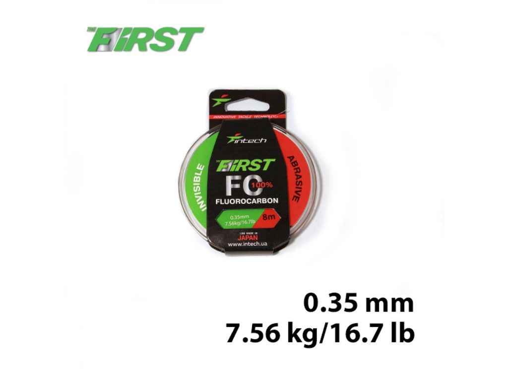 Флюорокарбон First FC 0,35мм 7,56кг 8м ТМ INTECH Флюорокарбон First FC 0,35мм 7,56кг 8м ТМ INTECH