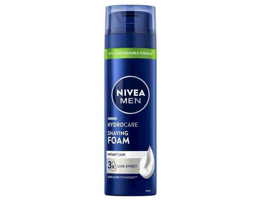 Піна для гоління 200мл Гідродогляд для чоловіків ТМ NIVEA Піна для гоління 200мл Гідродогляд для чоловіків ТМ NIVEA