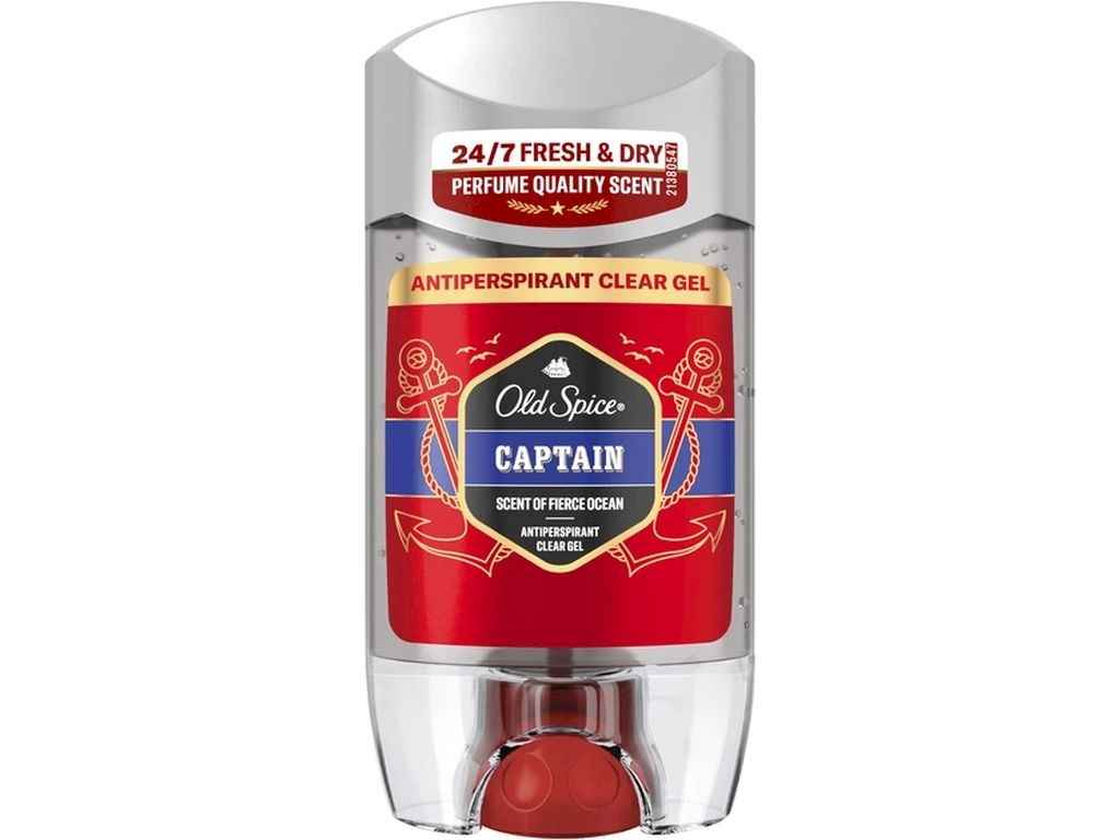 Антиперспірант гелевий 70мл Captain ТМ OLD SPICE Антиперспірант гелевий 70мл Captain ТМ OLD SPICE
