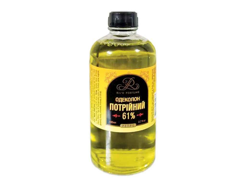 Одеколон 180мл Потрійний 61% ТМ RILK PERFUME Одеколон 180мл Потрійний 61% ТМ RILK PERFUME