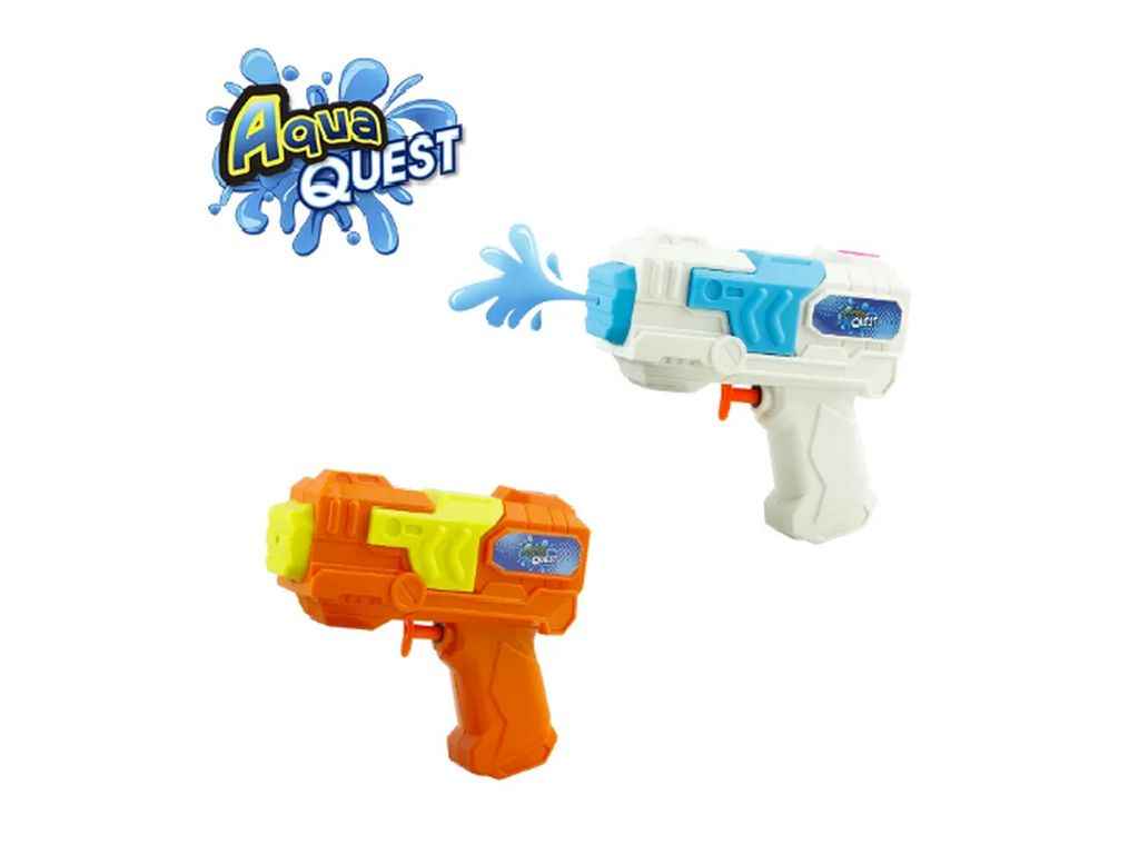 Водний пістолет міні 11см помаранчевий/білий (23x31x10,7см) ТМ AQUA QUEST Водний пістолет міні 11см помаранчевий/білий (23x31x10,7см) ТМ AQUA QUEST