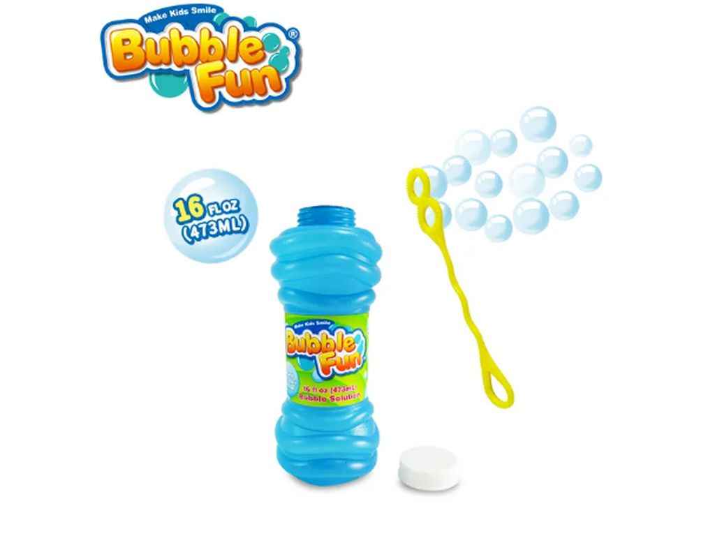 Набір для бульбашок 473мл (7,4x7,4x18см) ТМ BUBBLE FUN Набір для бульбашок 473мл (7,4x7,4x18см) ТМ BUBBLE FUN