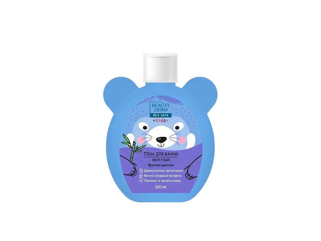 Пінка для купання 300мл Kids з ароматом Жуйки ТМ BEAUTYDERM Пінка для купання 300мл Kids з ароматом Жуйки ТМ BEAUTYDERM