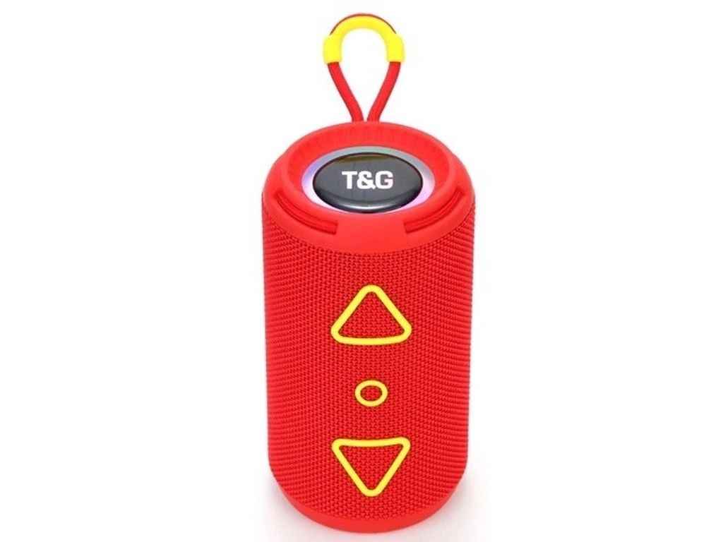 Портативна колонка Bluetooth TG656 з RGB підсвічуванням, speakerphone, радіо, red ТМTG Портативна колонка Bluetooth TG656 з RGB підсвічуванням, speakerphone, радіо, red ТМTG