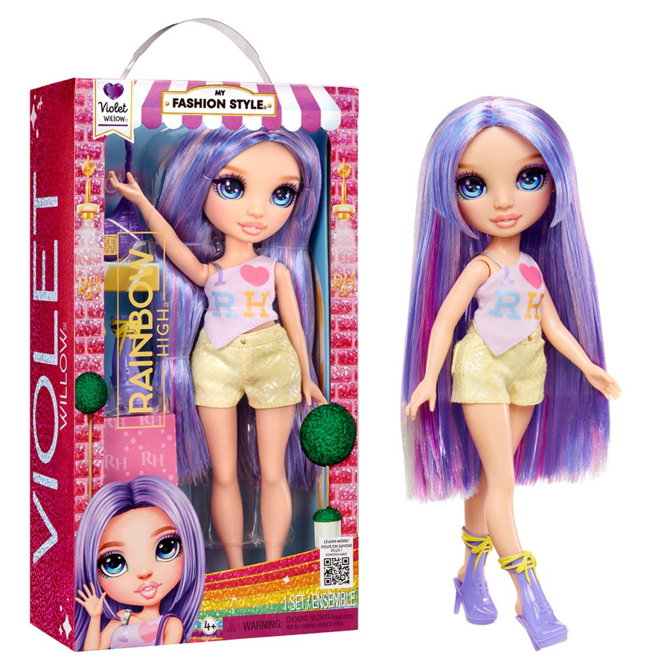 Кукла детская "Виолетта" Rainbow High 547563 серии "My Fashion Style" с аксессуарами Кукла детская "Виолетта" Rainbow High 547563 серии "My Fashion Style" с аксессуарами
