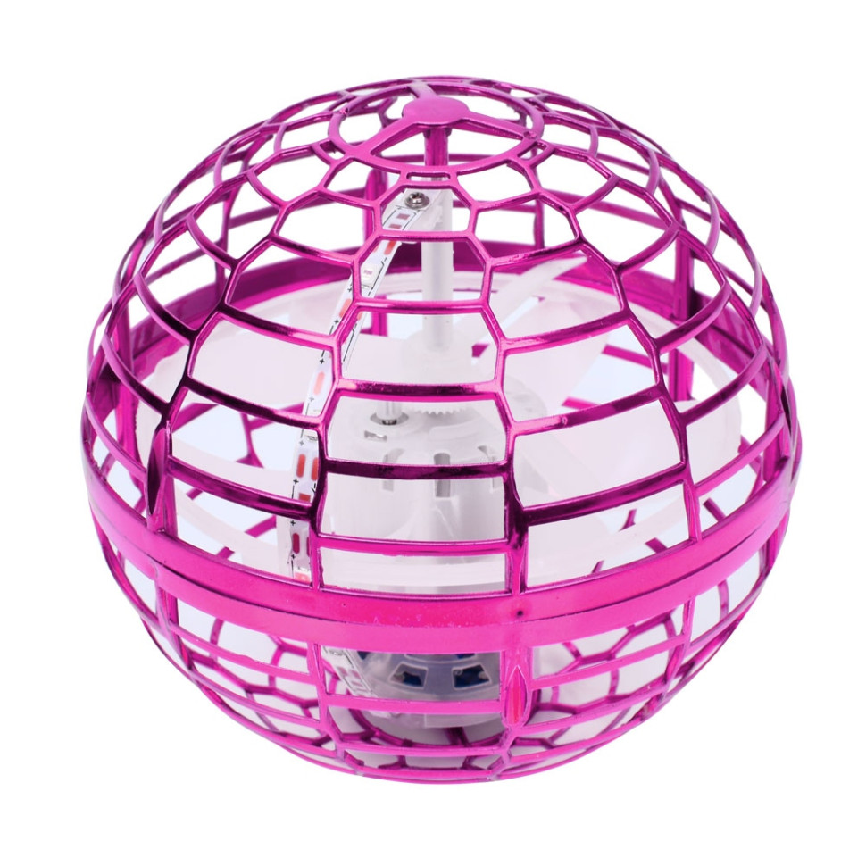 Летающий светящийся шар Flynova 988G(Pink) размер 9,5 см Летающий светящийся шар Flynova 988G(Pink) размер 9,5 см