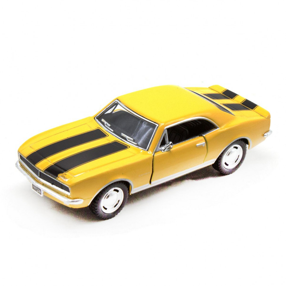 Детская модель машинки Chevrolet Camaro Z KT5341W инерционная, 1:37 Yellow Детская модель машинки Chevrolet Camaro Z KT5341W инерционная, 1:37 Yellow