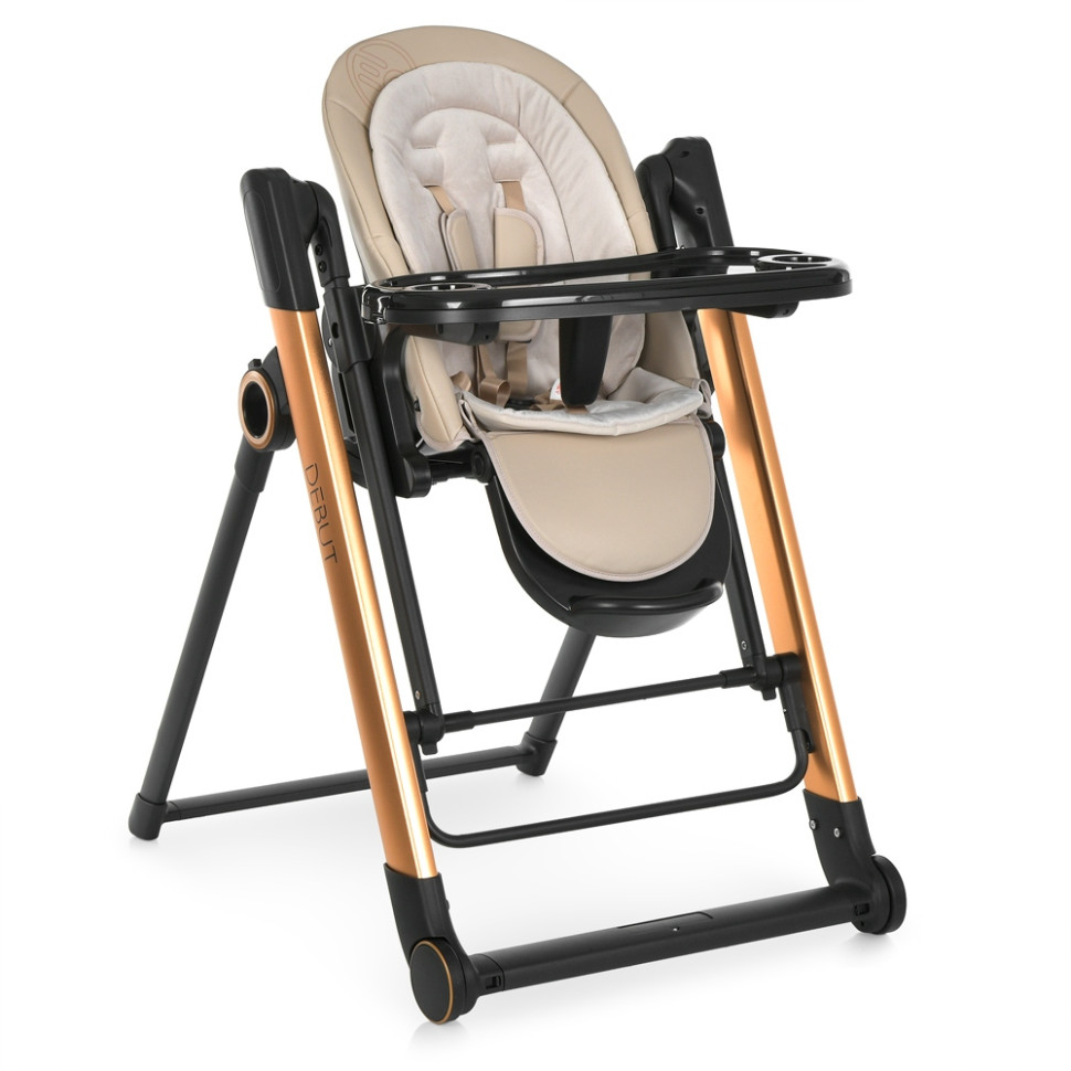 Детский стульчик для кормления ME 1102 DEBUT Posh Beige Детский стульчик для кормления ME 1102 DEBUT Posh Beige