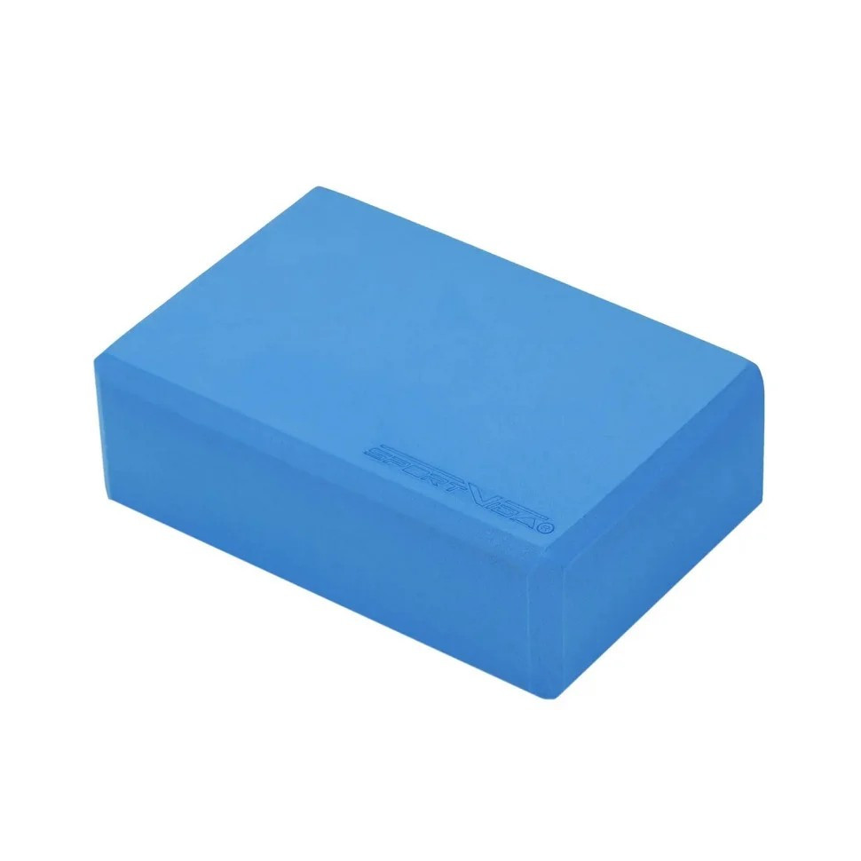 Блок для йоги SportVida SV-EZ0069 Blue, EVA 23 x 15 x 7.6 см Блок для йоги SportVida SV-EZ0069 Blue, EVA 23 x 15 x 7.6 см