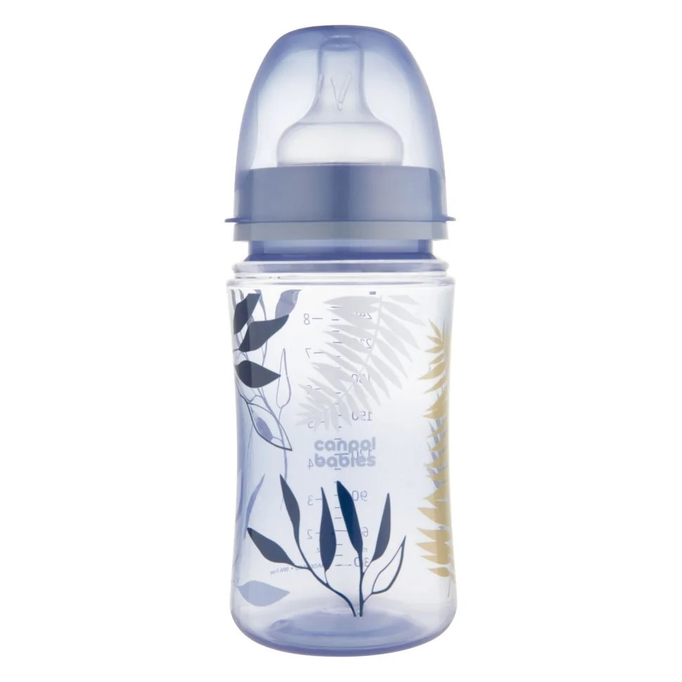 Бутылочка антиколиковая с широким отверстием Easystart Gold Canpol babies 35/240_blu 240 мл Бутылочка антиколиковая с широким отверстием Easystart Gold Canpol babies 35/240_blu 240 мл