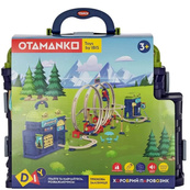 Детский игровой набор трюковая железная дорога "Храбрый паровозик" OTAMANKO 89960, 137 деталей. Изображение №2