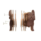 Картонний конструктор 3D Puzzle "PUPPIES TRIO" CARTPUPPIES 227 деталей. Зображення №3 Картонний конструктор 3D Puzzle "PUPPIES TRIO" CARTPUPPIES 227 деталей. Зображення №3