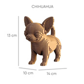 Картонний конструктор 3D Puzzle "PUPPIES TRIO" CARTPUPPIES 227 деталей. Зображення №4 Картонний конструктор 3D Puzzle "PUPPIES TRIO" CARTPUPPIES 227 деталей. Зображення №4