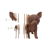 Картонний конструктор 3D Puzzle "PUPPIES TRIO" CARTPUPPIES 227 деталей. Зображення №5 Картонний конструктор 3D Puzzle "PUPPIES TRIO" CARTPUPPIES 227 деталей. Зображення №5
