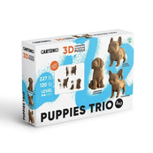 Картонний конструктор 3D Puzzle "PUPPIES TRIO" CARTPUPPIES 227 деталей. Зображення №11 Картонний конструктор 3D Puzzle "PUPPIES TRIO" CARTPUPPIES 227 деталей. Зображення №11