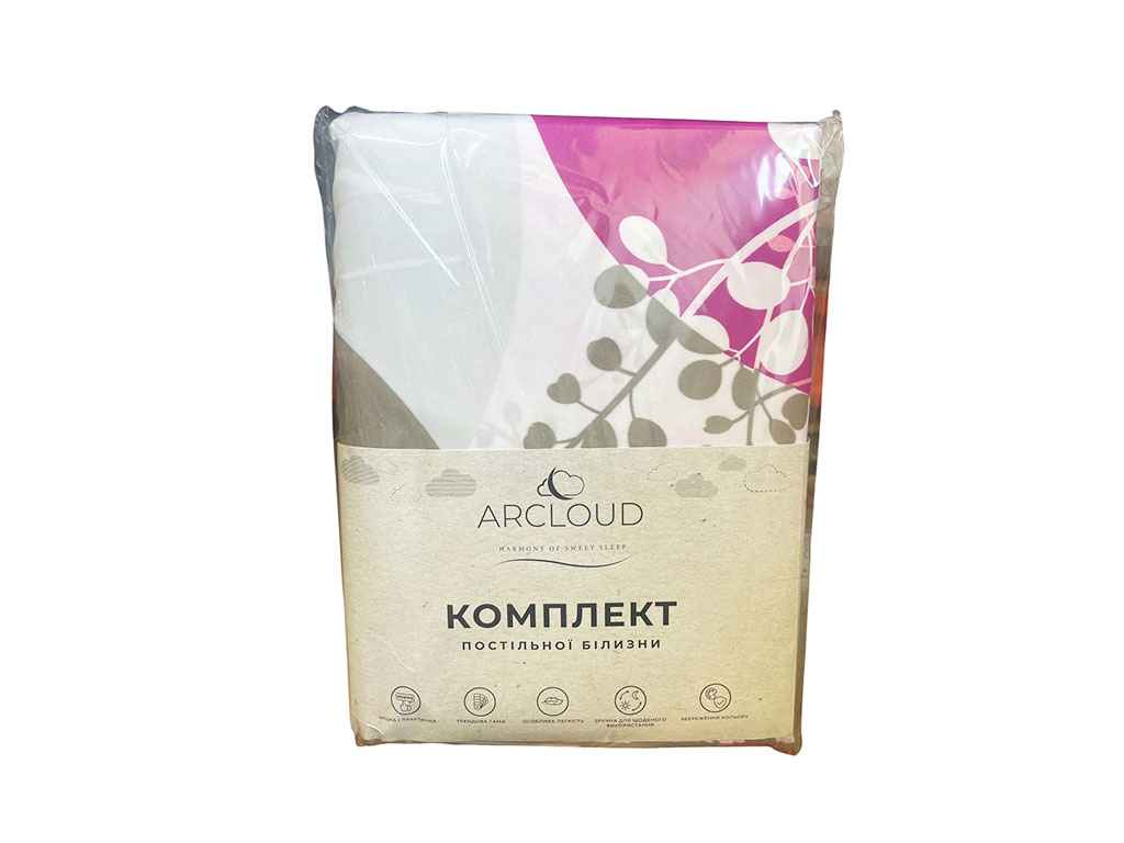 Комплект постільної білизни Євро 200*220 Sakura (2,20м) 75г/м2 (наволочки 2шт 50*70) полікотон ТМ ARCLOUD Комплект постільної білизни Євро 200*220 Sakura (2,20м) 75г/м2 (наволочки 2шт 50*70) полікотон ТМ ARCLOUD