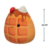 Мягкая игрушка Вафелька Вивер с клубничкой Squishmallows SQCR05376, 19 см. Изображение №3 Мягкая игрушка Вафелька Вивер с клубничкой Squishmallows SQCR05376, 19 см. Изображение №3