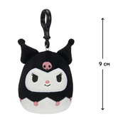 Дитяча м'яка іграшка на кліпсі серії «Хелло Кітті» Куромі Squishmallows SQSN00277, 9 см. Зображення №3 Дитяча м'яка іграшка на кліпсі серії «Хелло Кітті» Куромі Squishmallows SQSN00277, 9 см. Зображення №3