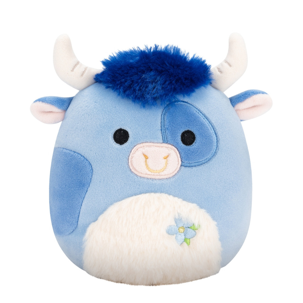 Детская мягкая игрушка Бык Бермайе Squishmallows SQER01213, 19 см Детская мягкая игрушка Бык Бермайе Squishmallows SQER01213, 19 см