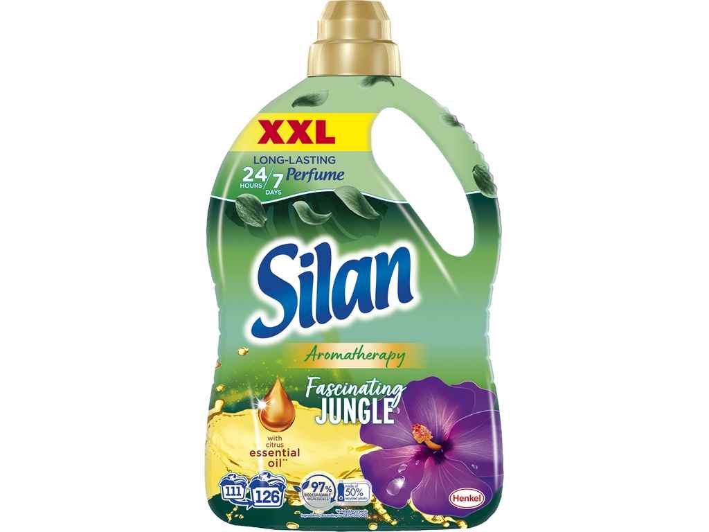 Кондицiонер 2,772л Aromatherapy Fascinating Jungle для всих типів білизни ТМ Silan Кондицiонер 2,772л Aromatherapy Fascinating Jungle для всих типів білизни ТМ Silan