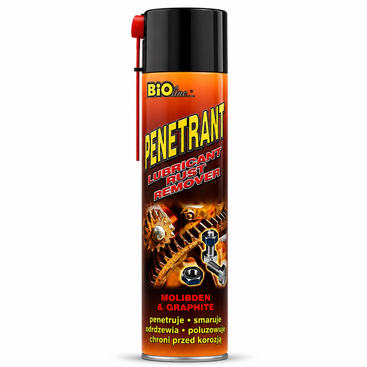 Мастило молібденово-графітне аерозоль 400ml Penetrant"Bio-Line"/ для різьб. з'єднань(рідкий ключ) Мастило молібденово-графітне аерозоль 400ml Penetrant"Bio-Line"/ для різьб. з'єднань(рідкий ключ)