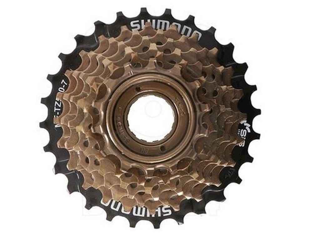Трещотка 7скорость TZ-500 14-28Т коричневый ТМ Shimano Трещотка 7скорость TZ-500 14-28Т коричневый ТМ Shimano