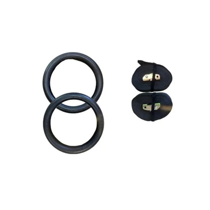 Кольца гимнастические со стропами ABS Gymnastic Jaguar Fitness 131619FS, пластиковые Кольца гимнастические со стропами ABS Gymnastic Jaguar Fitness 131619FS, пластиковые