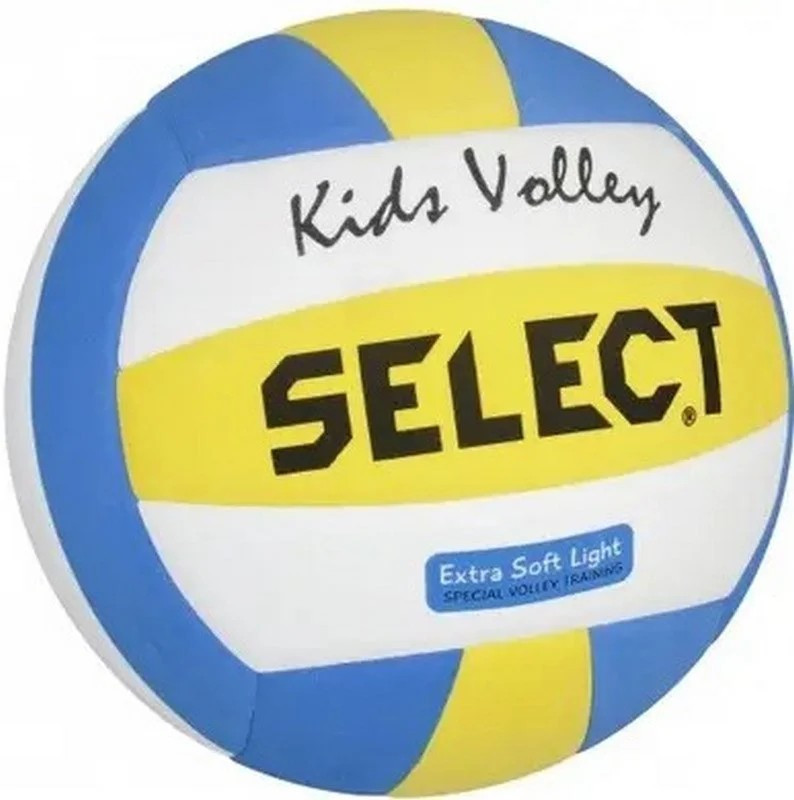Мяч волейбольный KIDS VOLLEY NEW Select 214460-329 белый, желтый, синий № 4 Мяч волейбольный KIDS VOLLEY NEW Select 214460-329 белый, желтый, синий № 4