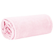 Плед-покривало Extra Soft Springos HA7128 світло-рожевий 130x180 см. Зображення №4 Плед-покривало Extra Soft Springos HA7128 світло-рожевий 130x180 см. Зображення №4