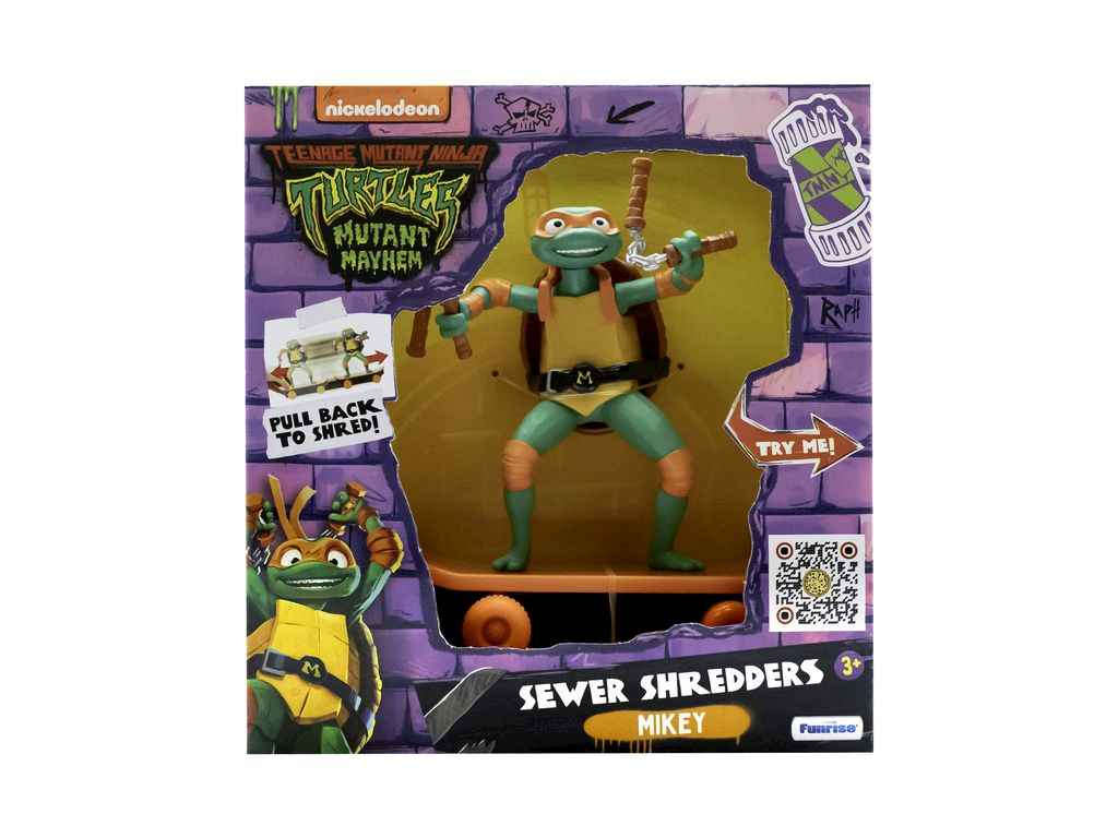 Черепашки-ніндзя TMNT класичні Майстри бойових мистецтв Мікеланджело movie star 2023 71058 ТМ FUNRISE Черепашки-ніндзя TMNT класичні Майстри бойових мистецтв Мікеланджело movie star 2023 71058 ТМ FUNRISE