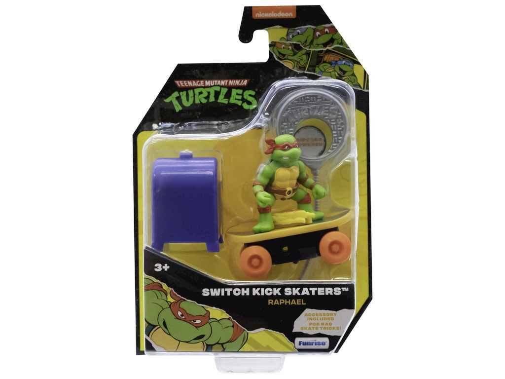 Черепашки-ніндзя TMNT класичні Скейтбордист з лаунчером Рафаель 71043 ТМ FUNRISE Черепашки-ніндзя TMNT класичні Скейтбордист з лаунчером Рафаель 71043 ТМ FUNRISE
