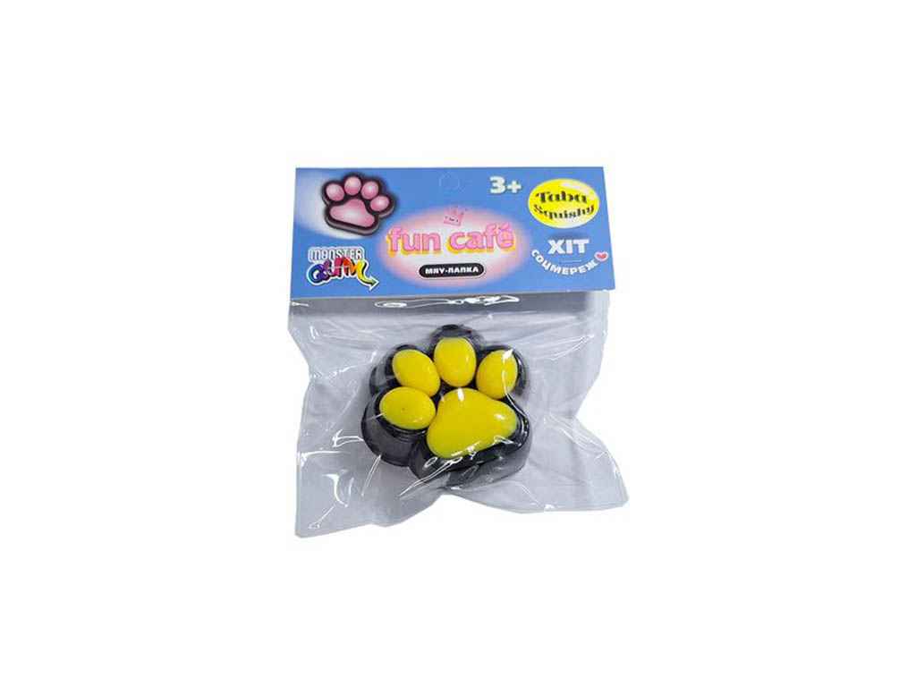Мяу-лапка Fun Cafe Taba жовтий ТМ MONSTERGUM Мяу-лапка Fun Cafe Taba жовтий ТМ MONSTERGUM