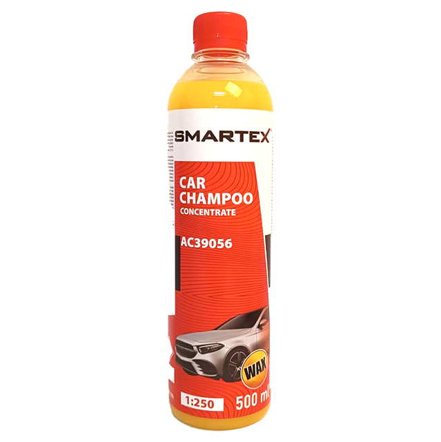 Шампунь 0.5L для ручного миття"SMARTEX" AC39056 з воском концентрат 1:250 Шампунь 0.5L для ручного миття"SMARTEX" AC39056 з воском концентрат 1:250