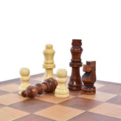 Набор настольных игр "Шахматы, нарды, шашки 3 в 1" W6628 деревянные. Изображение №7 Набор настольных игр "Шахматы, нарды, шашки 3 в 1" W6628 деревянные. Изображение №7