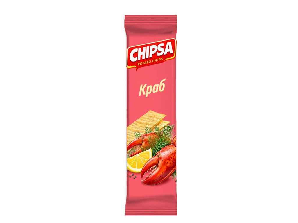 Чіпси картопляні Краб 55г ТМCHIPSA Чіпси картопляні Краб 55г ТМCHIPSA