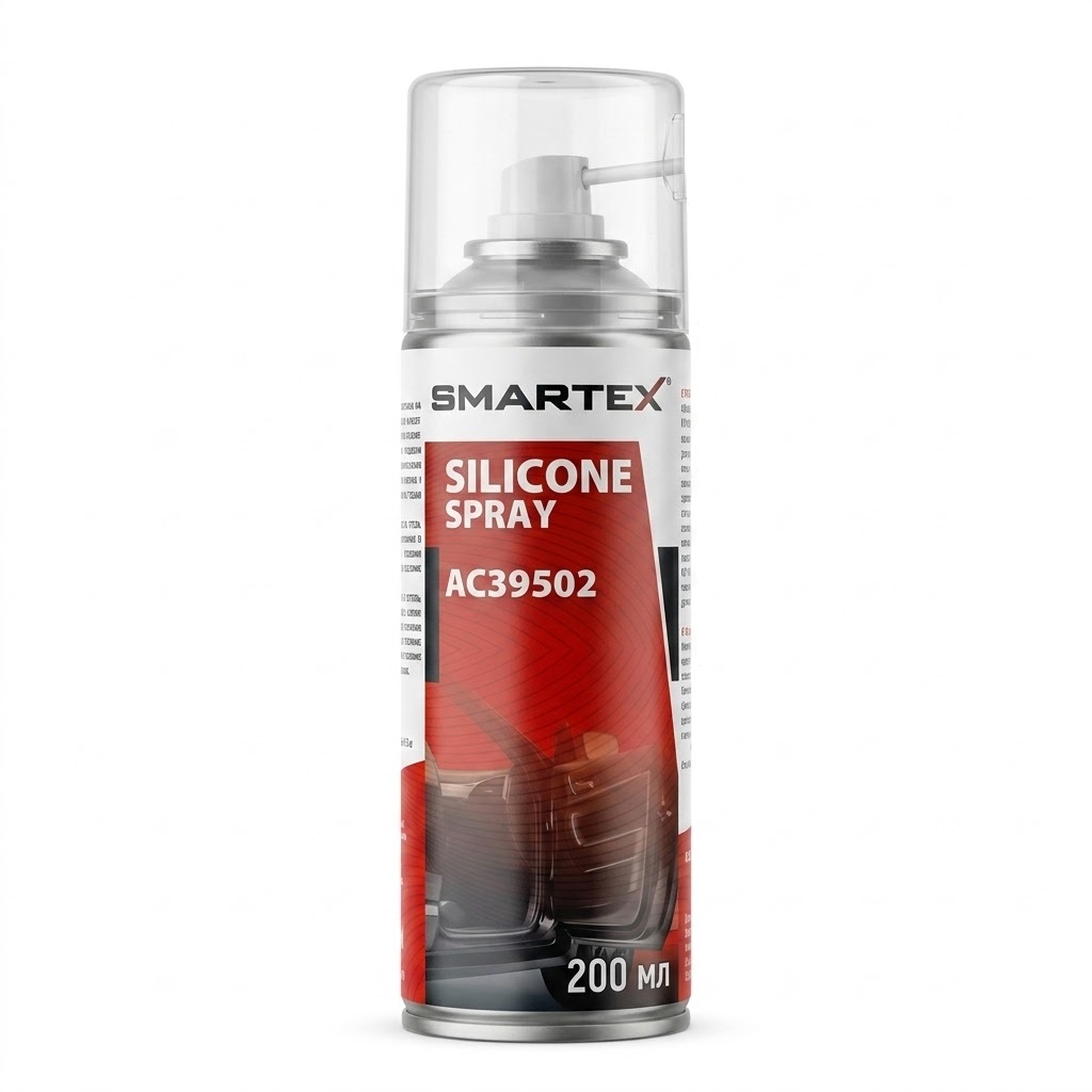 Мастило силіконове спрей 200ml "Smartex"морозостійке/водовідштовхувальне AC39502(шт/ящ) Мастило силіконове спрей 200ml "Smartex"морозостійке/водовідштовхувальне AC39502(шт/ящ)