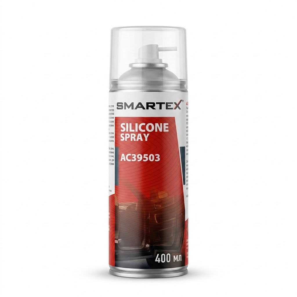 Мастило силіконове спрей 400ml "Smartex"морозостійке/водовідштовхувальне AC39503 (шт/ящ) Мастило силіконове спрей 400ml "Smartex"морозостійке/водовідштовхувальне AC39503 (шт/ящ)