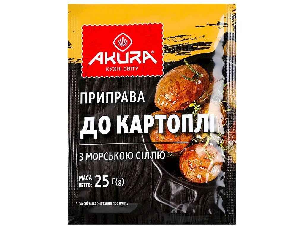 Приправа для картофеля 25г с морской солью ТМAKURA Приправа для картофеля 25г с морской солью ТМAKURA