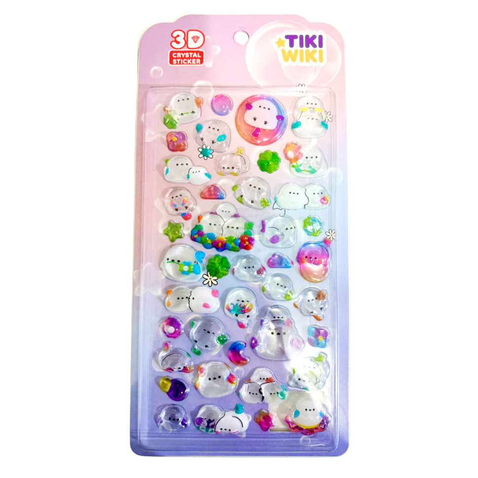 Набор 3D-наклеек "Тики сказка" Tiki Wiki 25ESE009-02 серии Crystal Набор 3D-наклеек "Тики сказка" Tiki Wiki 25ESE009-02 серии Crystal