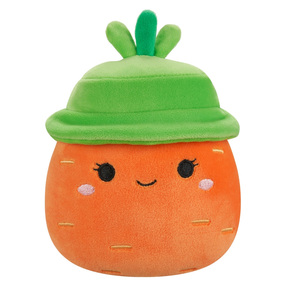 Детская мягкая игрушка Морковка Каролина в шляпе Squishmallows SQER01214, 19 см Детская мягкая игрушка Морковка Каролина в шляпе Squishmallows SQER01214, 19 см