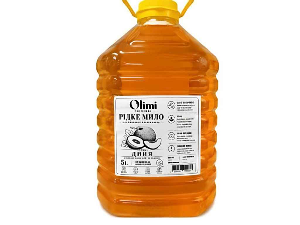 Мило рідке 5л Диня ТМ OLIMI Мило рідке 5л Диня ТМ OLIMI