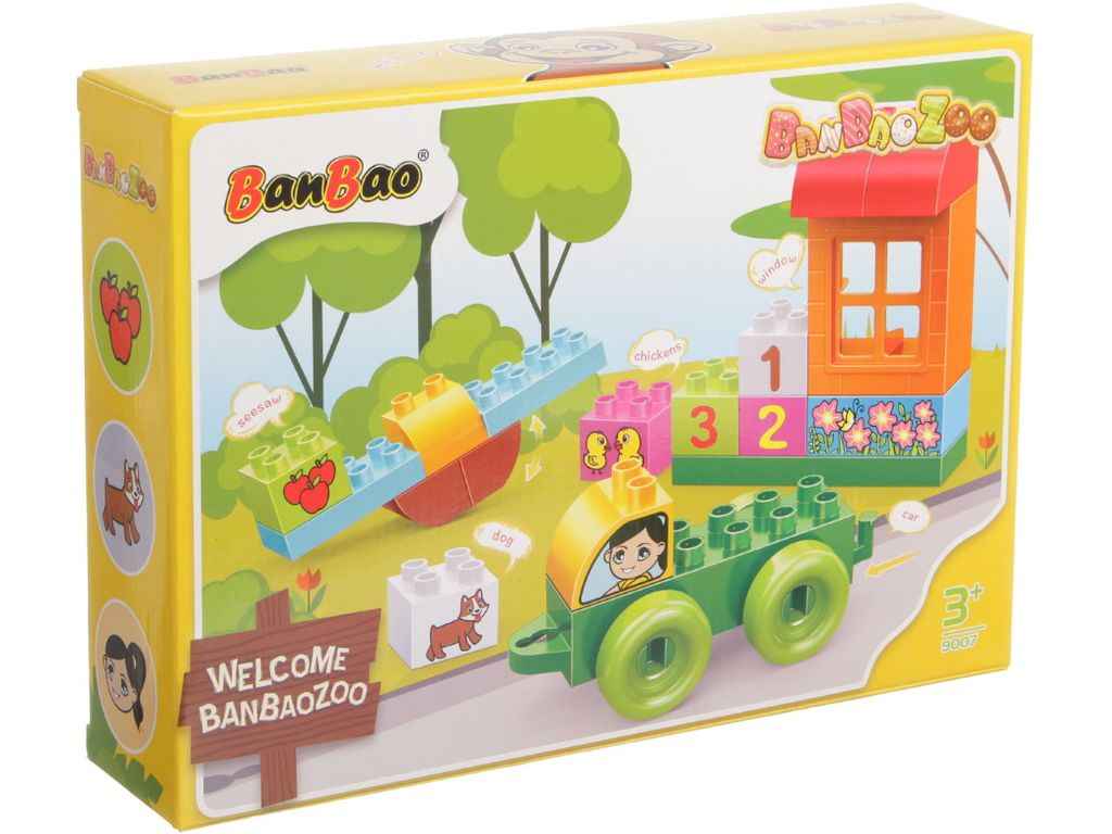 Конструктор BanBaoZOO 22ел. Мій двір ТМ BANBAO Конструктор BanBaoZOO 22ел. Мій двір ТМ BANBAO