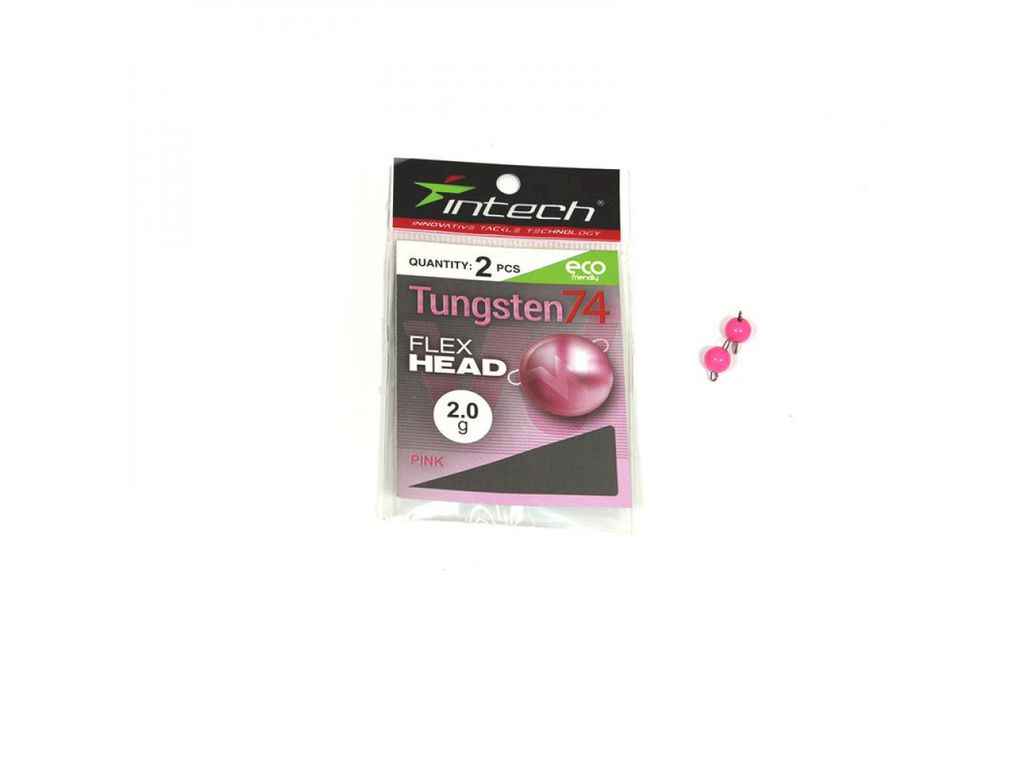 Груз Чебурашка розбірна 5г 1шт/уп Tungsten 74 Gloss Pink UV ТМ Intech Груз Чебурашка розбірна 5г 1шт/уп Tungsten 74 Gloss Pink UV ТМ Intech
