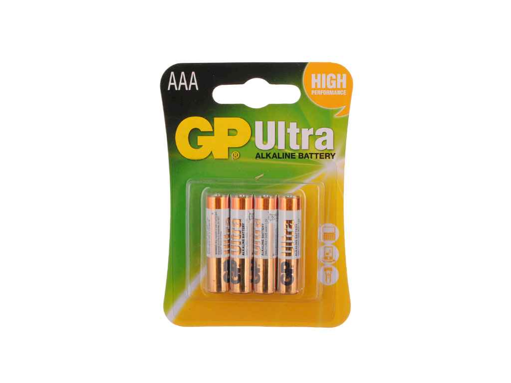 Батарейка GP 24AU-U4 Ultra alkaline LR03, ААA, (4шт) ТМ GP Батарейка GP 24AU-U4 Ultra alkaline LR03, ААA, (4шт) ТМ GP