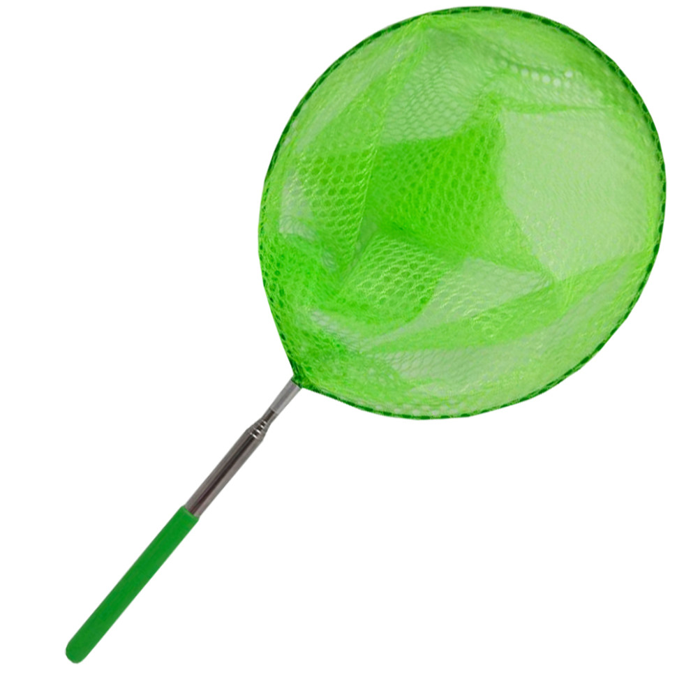 Сачок для бабочек с телескопической ручкой Y8436(Green) 85 см, D20 см Сачок для бабочек с телескопической ручкой Y8436(Green) 85 см, D20 см