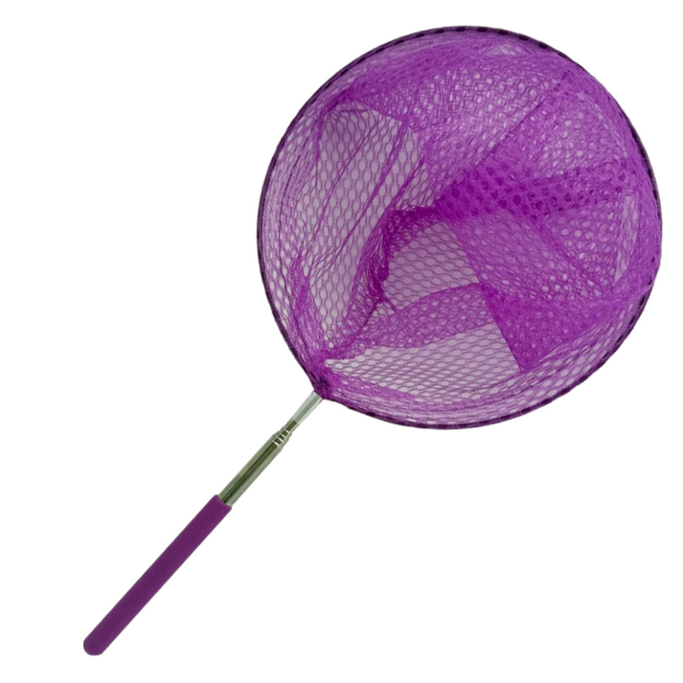 Сачок для бабочек с телескопической ручкой Y8436(Violet) 85 см, D20 см Сачок для бабочек с телескопической ручкой Y8436(Violet) 85 см, D20 см