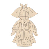 Набор фигурок для раскрашивания и украшения "Кукла-мотанка" Motanka-Doll8, 8 штук. Изображение №4