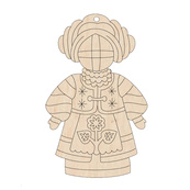 Набор фигурок для раскрашивания и украшения "Кукла-мотанка" Motanka-Doll8, 8 штук. Изображение №5