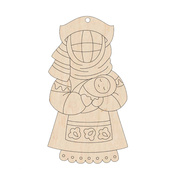 Набор фигурок для раскрашивания и украшения "Кукла-мотанка" Motanka-Doll8, 8 штук. Изображение №6