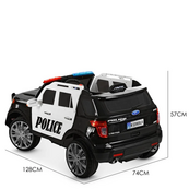 Дитячий електромобіль Джип Bambi M 3259EBLR-1-2, р/у, Чорно-білий. Зображення №9